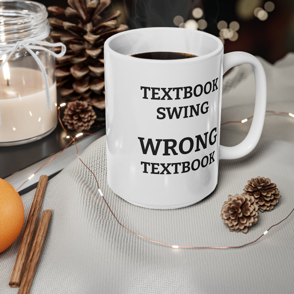 Wrong Textbook Mug – Funny Sports Mug