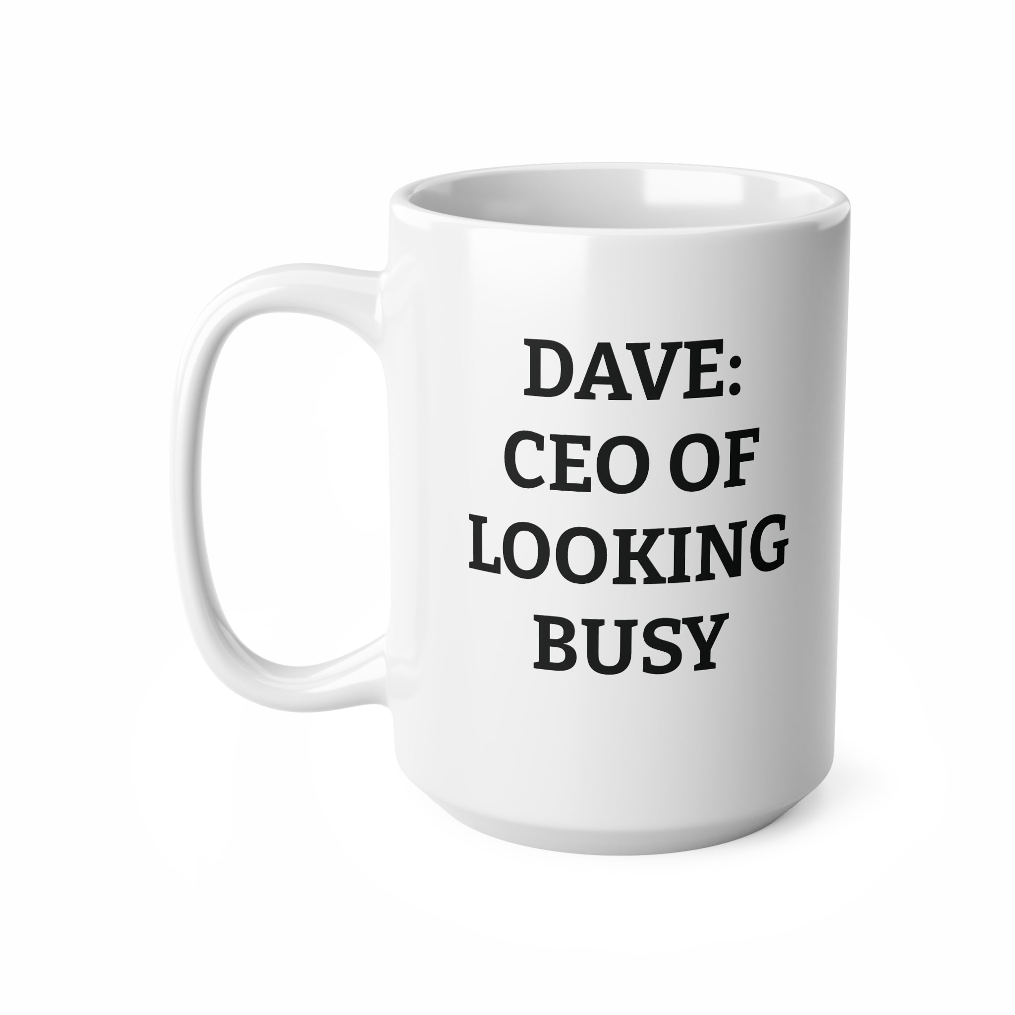 CEO of Looking Busy Mug – Personalised Funny Work Mug