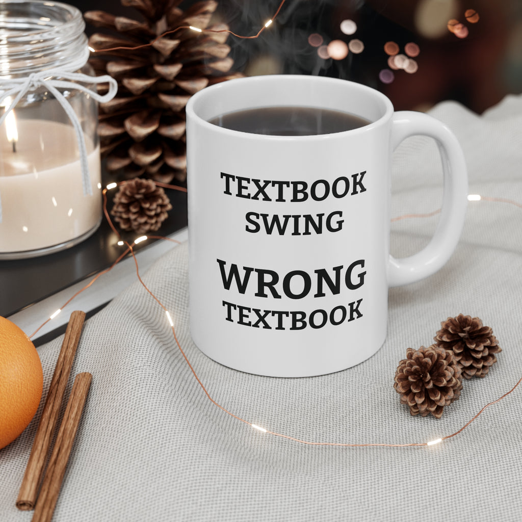Wrong Textbook Mug – Funny Sports Mug