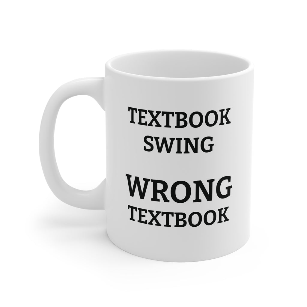 Wrong Textbook Mug – Funny Sports Mug