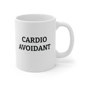 Cardio Avoidant Mug – Funny Gym Mug