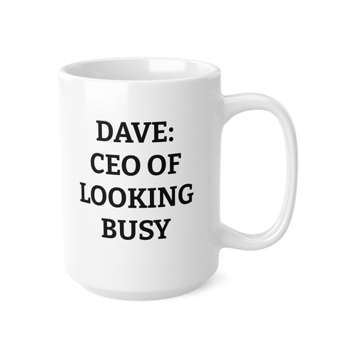 CEO of Looking Busy Mug – Personalised Funny Work Mug