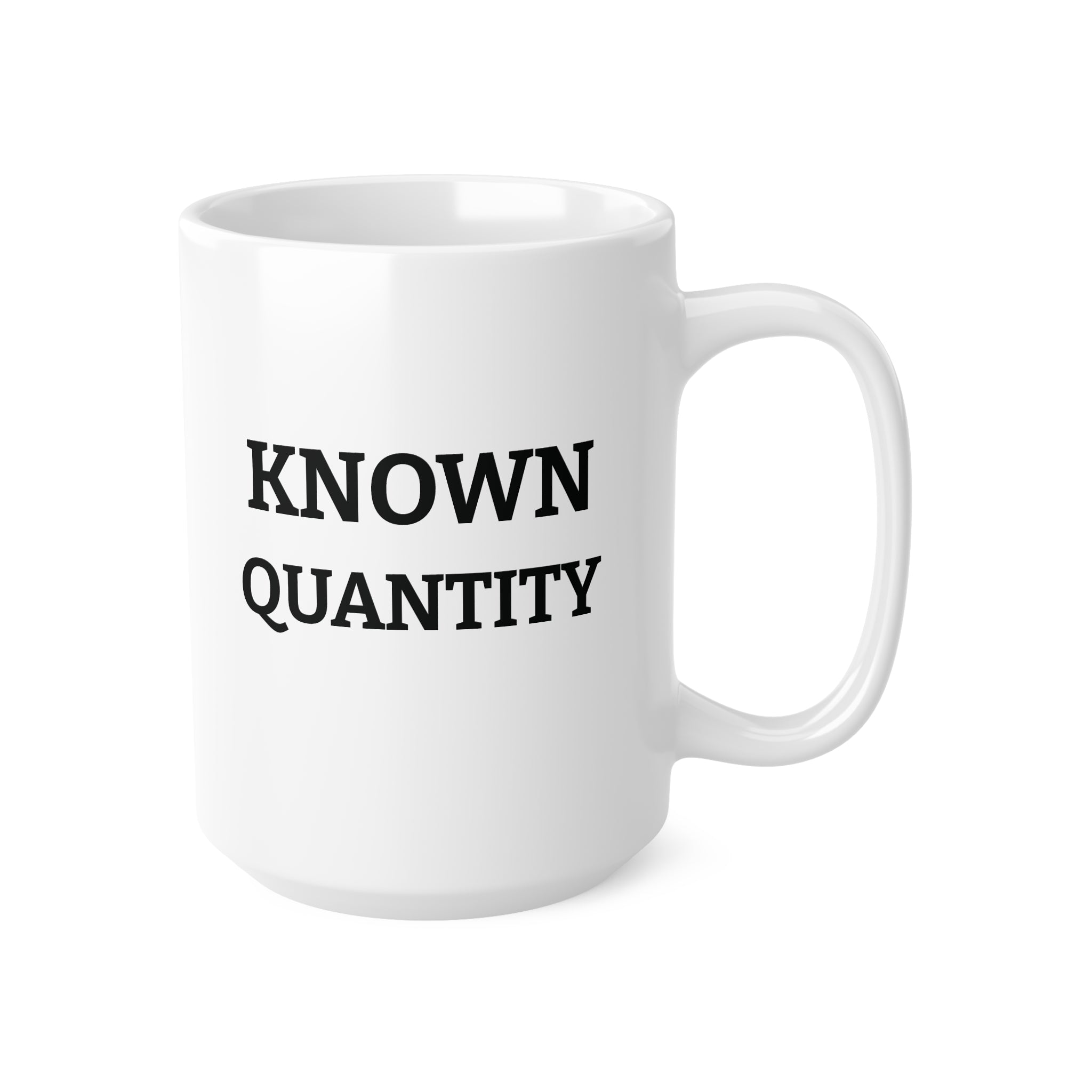 Known Quantity Mug – Funny Football Mug